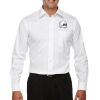 Men's Crown Collection® Solid Stretch Twill Woven Shirt Thumbnail