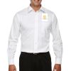 Men's Crown Collection® Solid Stretch Twill Woven Shirt Thumbnail