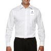 Men's Crown Collection® Solid Stretch Twill Woven Shirt Thumbnail