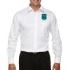 Men's Crown Collection® Solid Stretch Twill Woven Shirt Thumbnail