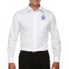 Men's Crown Collection® Solid Stretch Twill Woven Shirt Thumbnail