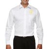 Men's Crown Collection® Solid Stretch Twill Woven Shirt Thumbnail